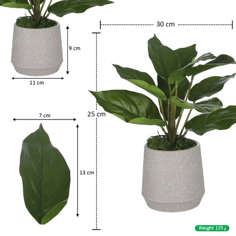  faux evergreen plants