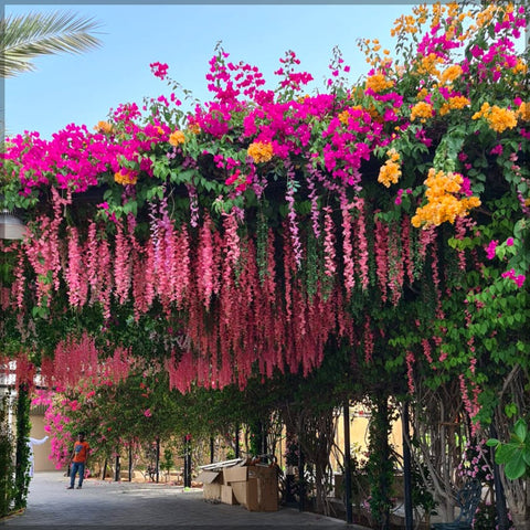 Garden hanging arrangement