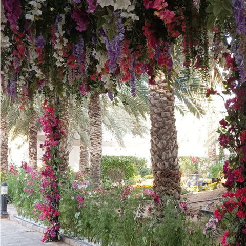 Outdoor flower decor