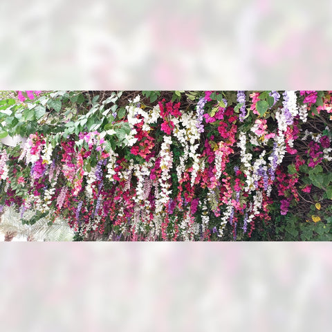 Hanging floral arrangement