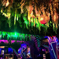 Artificial hanging leaves ceiling decoration