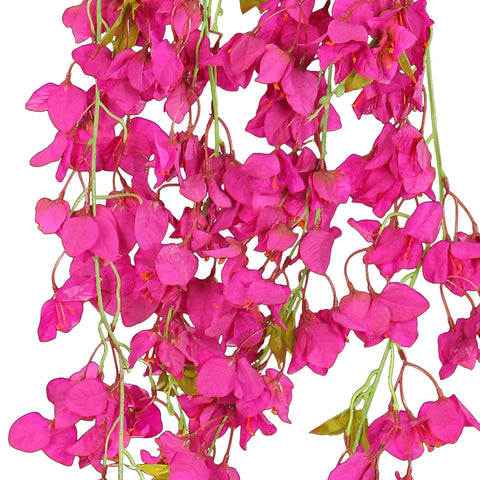 Silk Bougainvillea Flower Hanging Vine