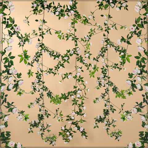 Realistic Artificial Peony Vine