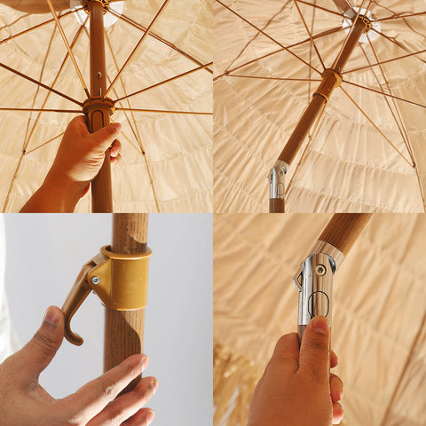 Thatch Style Umbrella for Outdoor Tiki Setup