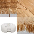 Outdoor Hawaiian Style Straw Umbrella Without Base