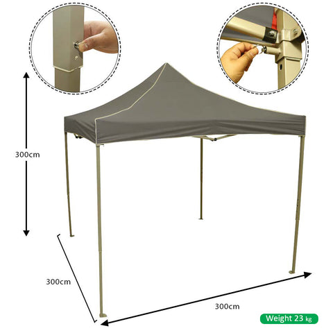 Heavy Duty Pop Up Instant Canopy Tent-Dark Green