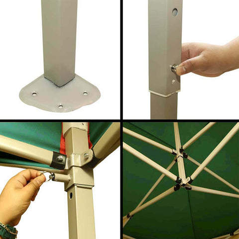 Heavy Duty Pop Up Instant Canopy Tent-Dark Green