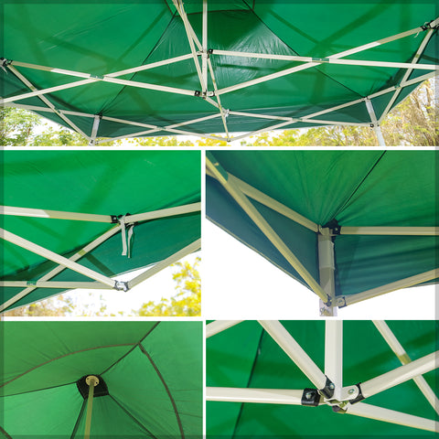Heavy Duty Pop Up Instant Canopy Tent-Dark Green