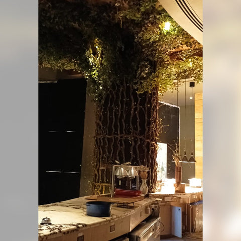 fake ceiling tree decoration
