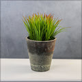 Stylish clay flower vase