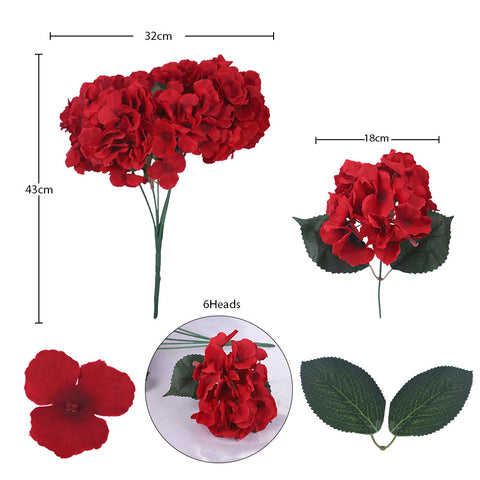Artificial Hydrangea Flowers