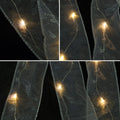 Ribbon lights for Christmas