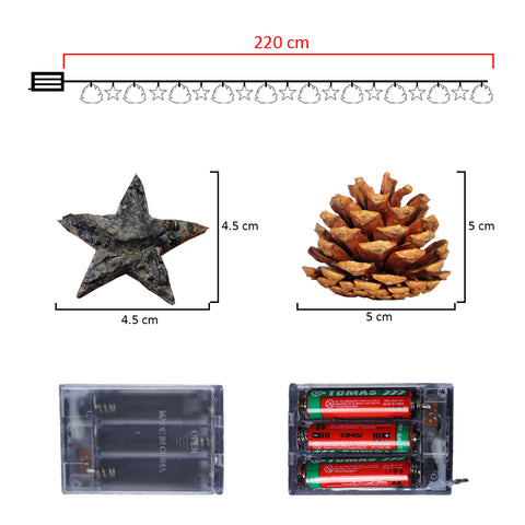 Decorative holiday lights string