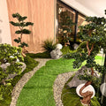 landscape decoration with rocks and pebbles