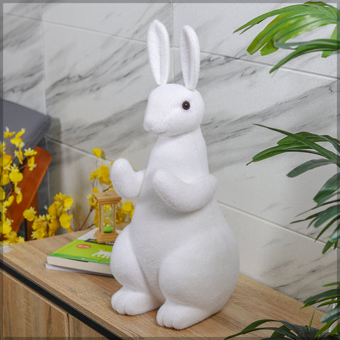 Faux white rabbit