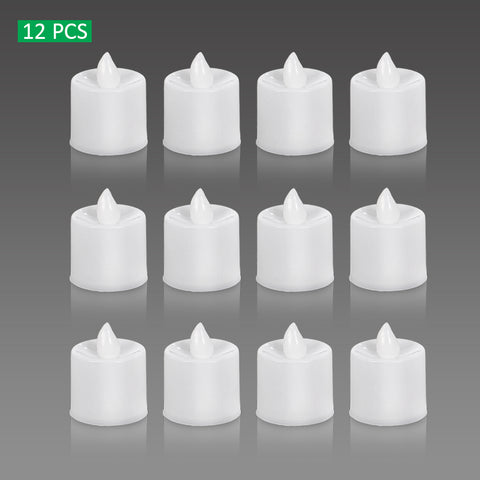 Cream LED tea light candle