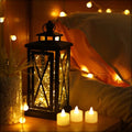 Cream battery operated candle