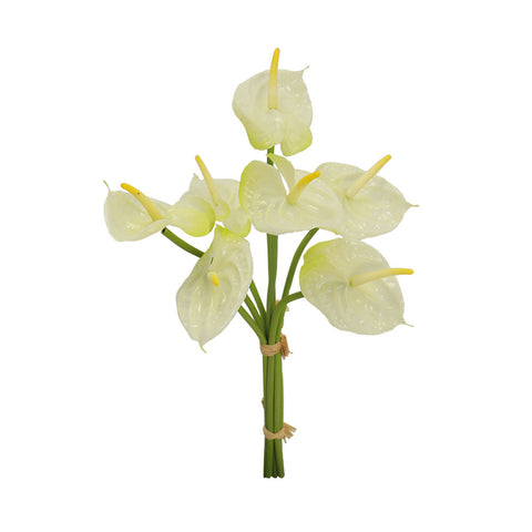 artificial mini anthurium flowers