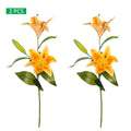 silk lily stems