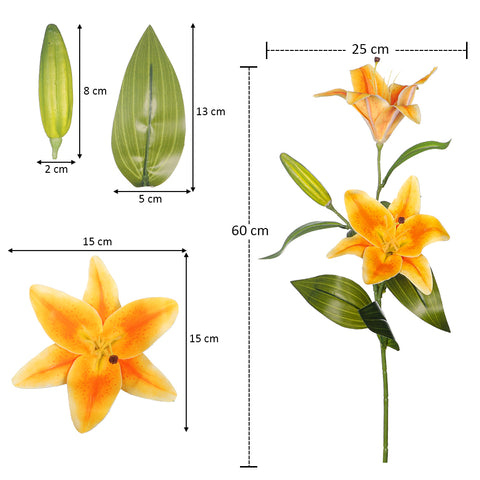 artificial small lily blossoms