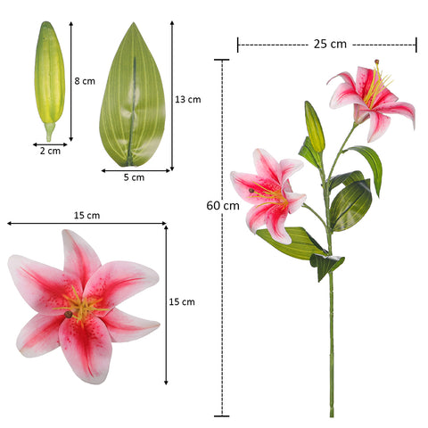 small artificial lily flowers