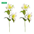 nearly natural 3 head lily bunch