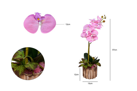 Decorative silk orchid