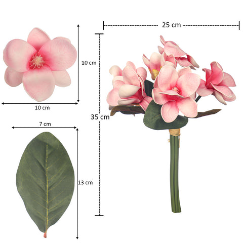 Artificial magnolia bunch