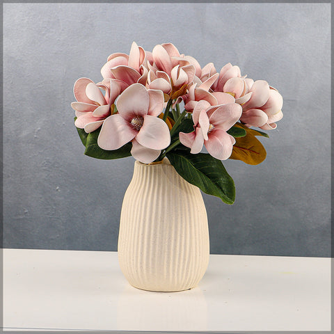 Artificial magnolia bouquet for vases