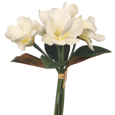Artificial magnolia flowers in bunch