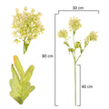 Faux Meadowsweet Flower Stems