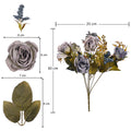 Silk mini roses