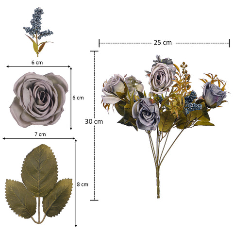 faux mini roses