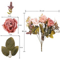 small artificial roses