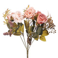 Silk mini roses for floral arrangements