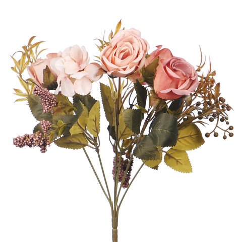 Silk mini roses for floral arrangements
