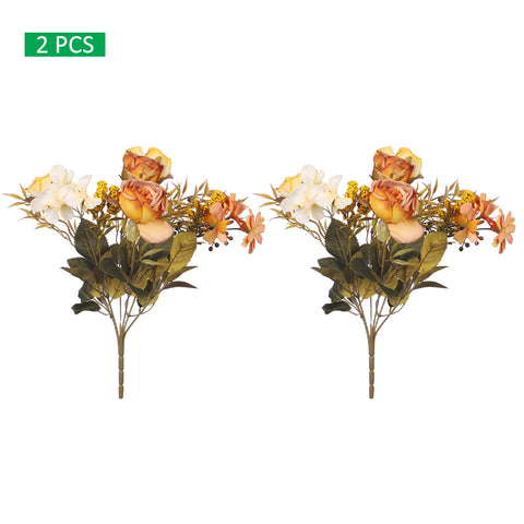 mini rose artificial flower bundle