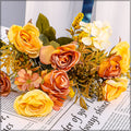 Buy artificial mini rose bunch online