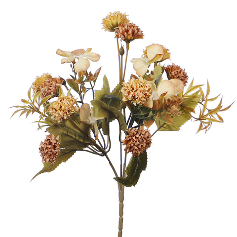 زهور حريرية اصطناعية صغيرة
