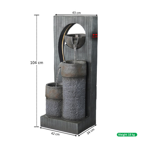 Modern water fountain