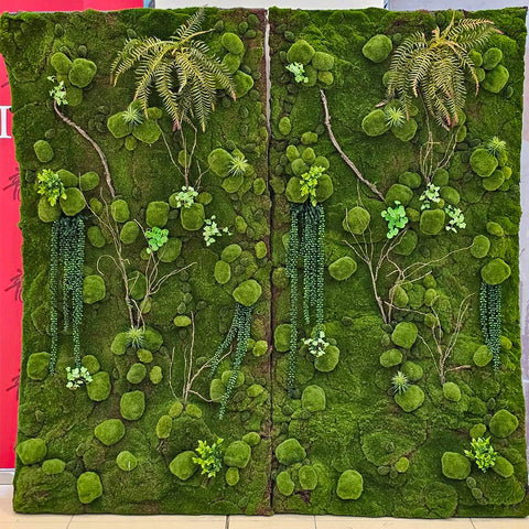 moss carpet wall decoration panel
