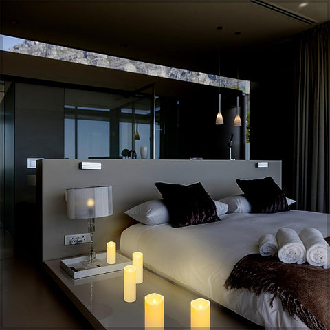 Flameless LED candle with realistic flicker