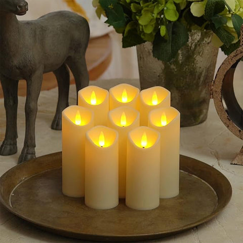 Battery-operated LED candle