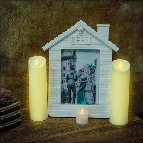 Elegant moving flame candle design