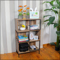 wooden shelf