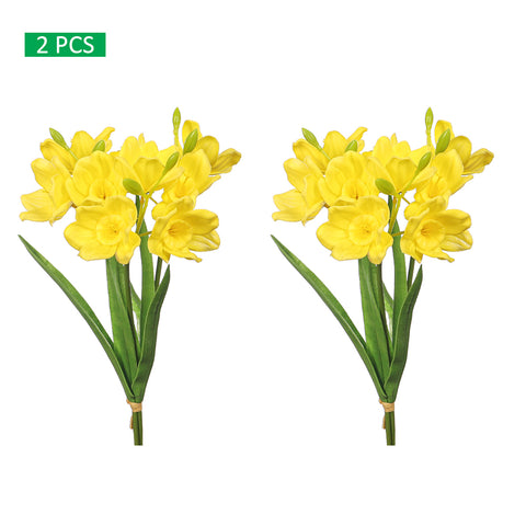 fake daffodil bouquet