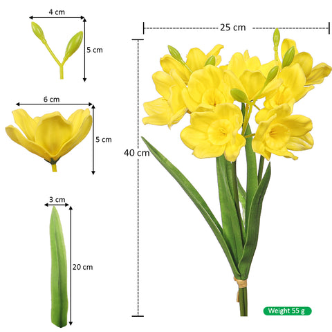 realistic artificial daffodil stems