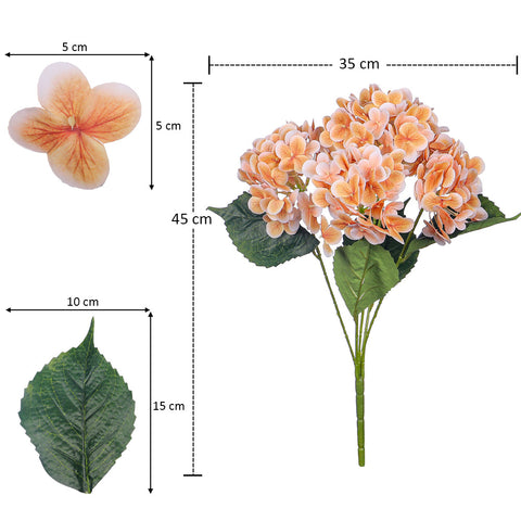 2-Packs Nearly Natural 3D Hydrangea Flower