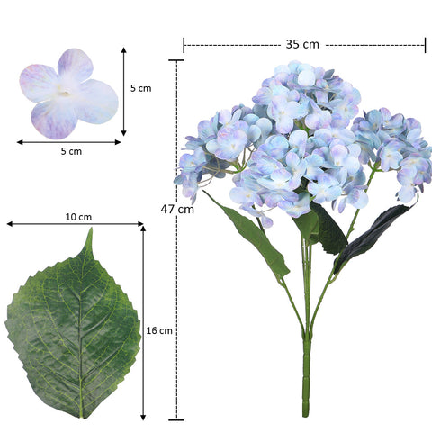 2-Packs Nearly Natural 3D Hydrangea Flower