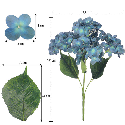 2-Packs Nearly Natural 3D Hydrangea Flower